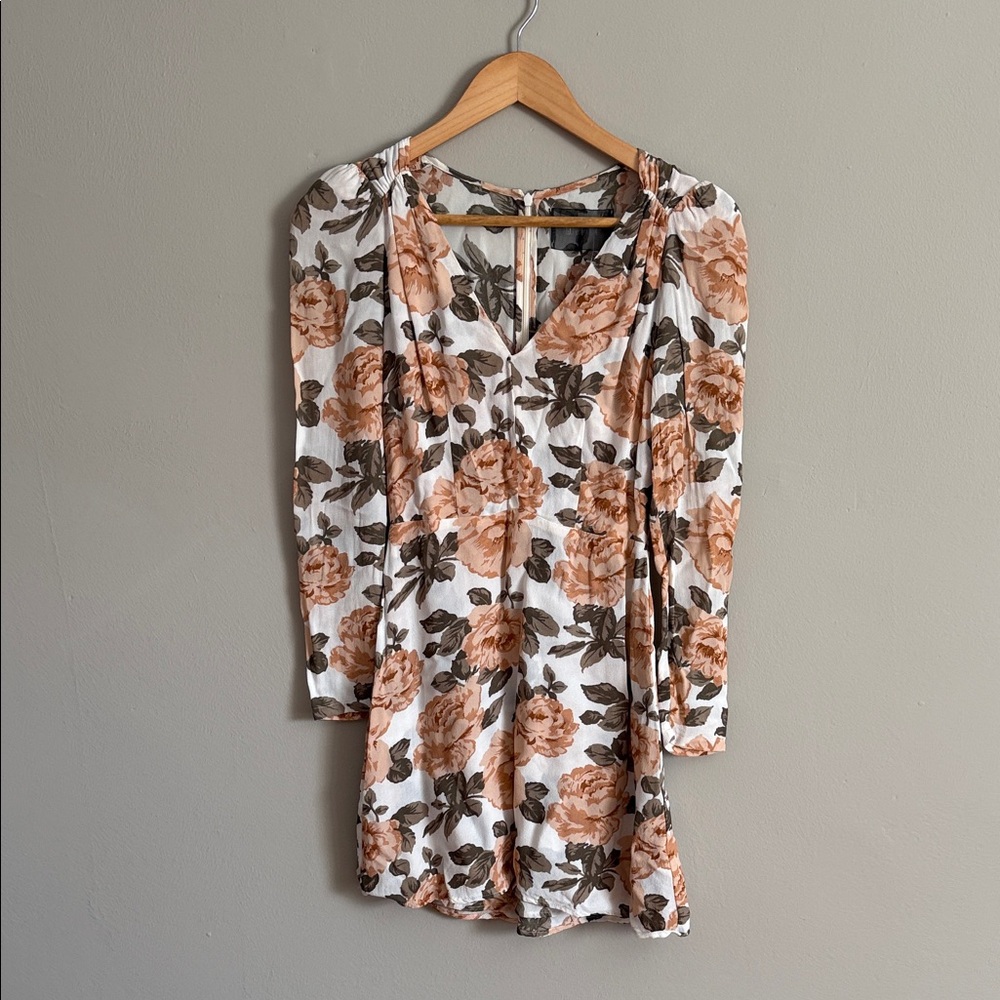 Reformation V-Neck Mini Dress Size 0